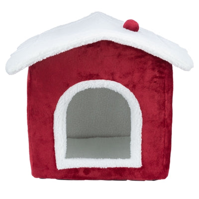 Trixie Xmas Kattenmand Huis Rood / Wit