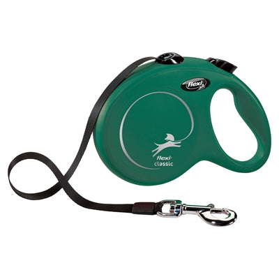 Flexi Rollijn Classic Tape Olijfgroen